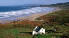 White bay Ireland Parks sea shorelines