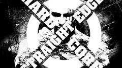 White black background