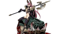 White blood armor vocaloid megurine luka cleavage Simple 