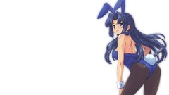 White blue hair blue eyes suzumiya haruhi asakura ryouko the 