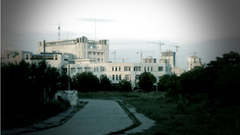 White buildings architecture