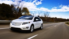 White cars Chevrolet volt hybrid electric car General Motors 