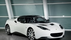 White cars concept art lotus evora