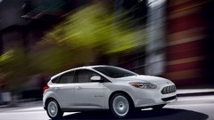 White cars ford focus electric
