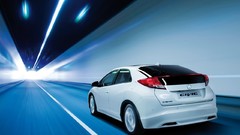 White cars Honda civic EU