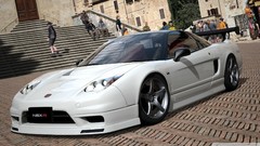 White cars honda nsx
