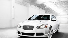 White cars jaguar