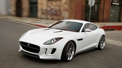 White cars jaguar concept art