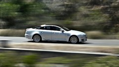 White cars Jaguar XJ