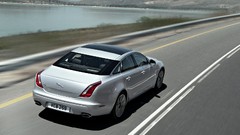 White cars Jaguar XJ