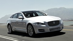 White cars Jaguar XJ