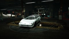 White cars Lamborghini garage need for speed need for speed 