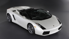 White cars Lamborghini Italian