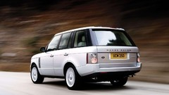 White cars Land Rover Range Rover 2006 supercharged