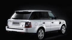 White cars Land Rover Range Rover