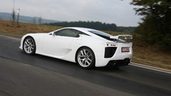 White cars lexus lfa