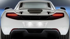 White cars mclaren mp4-12c