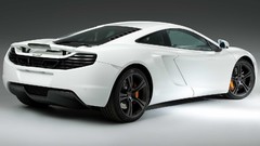 White cars mclaren mp4-12c