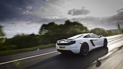 White cars McLaren Nürburgring
