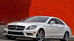 White cars Mercedes-Benz