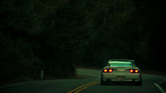 White cars Nissan roads