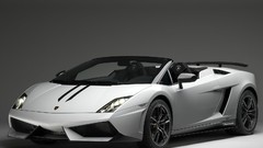 White cars Spyder lamborghini gallardo