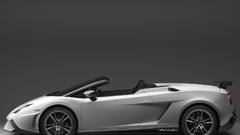 White cars Spyder lamborghini gallardo