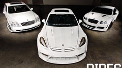 White cars tuning