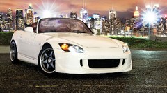 White cars tuning wheels