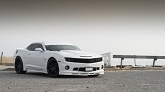 White cars vehicles chevrolet camaro