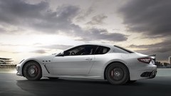 White cars vehicles Maserati granturismo