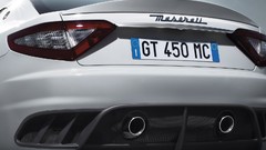 White cars vehicles Maserati granturismo