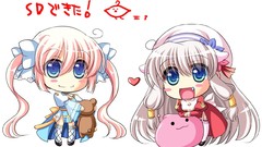 White Chibi anime girls ragnarok online