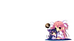 White Chibi blush mahou shoujo madoka magica akemi homura 