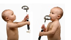 White children baby mother