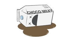 White chocolate milk minimalistic Quotes