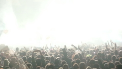 White crowd stage and high sup Resolution psup