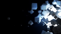 White cubes sugar Art