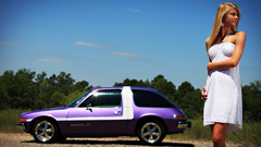 White dress blondes woman