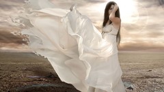 White dress Photo manipulation