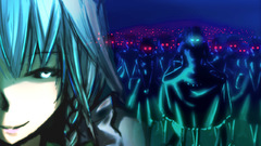 White eyes hair ornaments