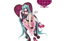 White food Anime Princess Nana mine blue hair anime girls 