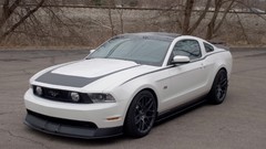 White front vehicles Ford mustang muscle cars