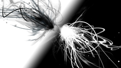 White grayscale monochrome abstract