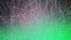 White Green abstract lines