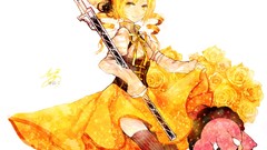 White Guns Anime dress anime girls mahou shoujo madoka magica 