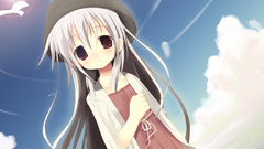 White hair anime girls