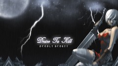 White hair anime girls short hair