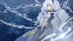 White hair chains anime girls Kyoukai Senjou no Horizon 