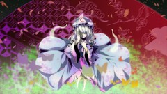 White hair crying touhou